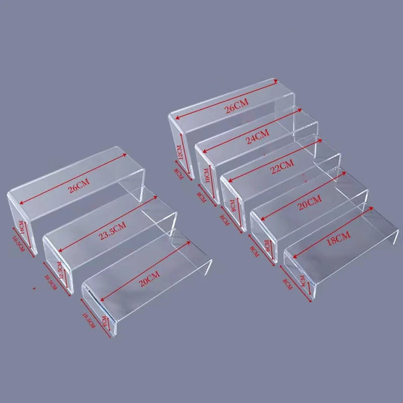 Display Risers Set - Présentoirs en acrylique pour figurines d'action,