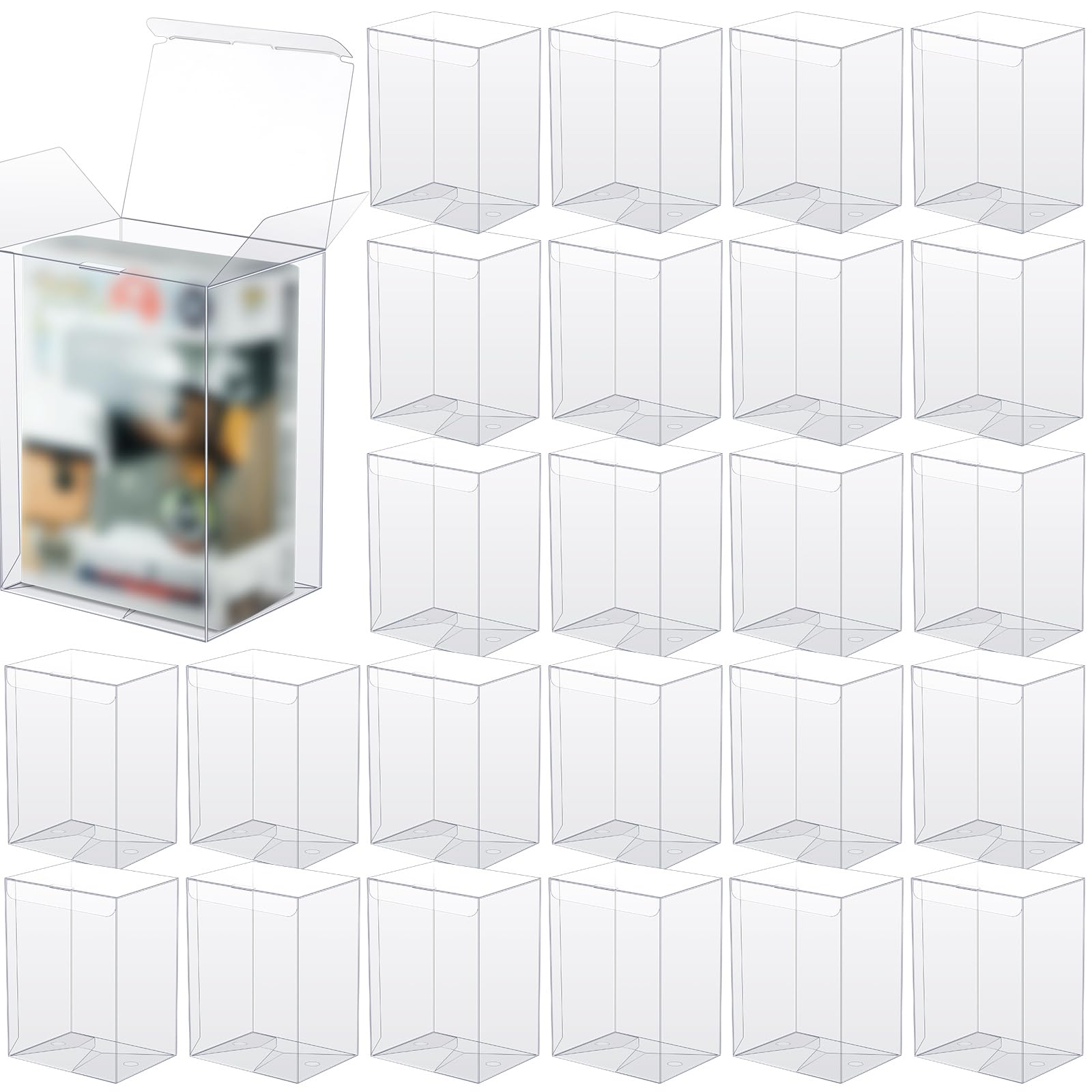 Funko Pop Protector - Boîte de présentation transparente compatible avec