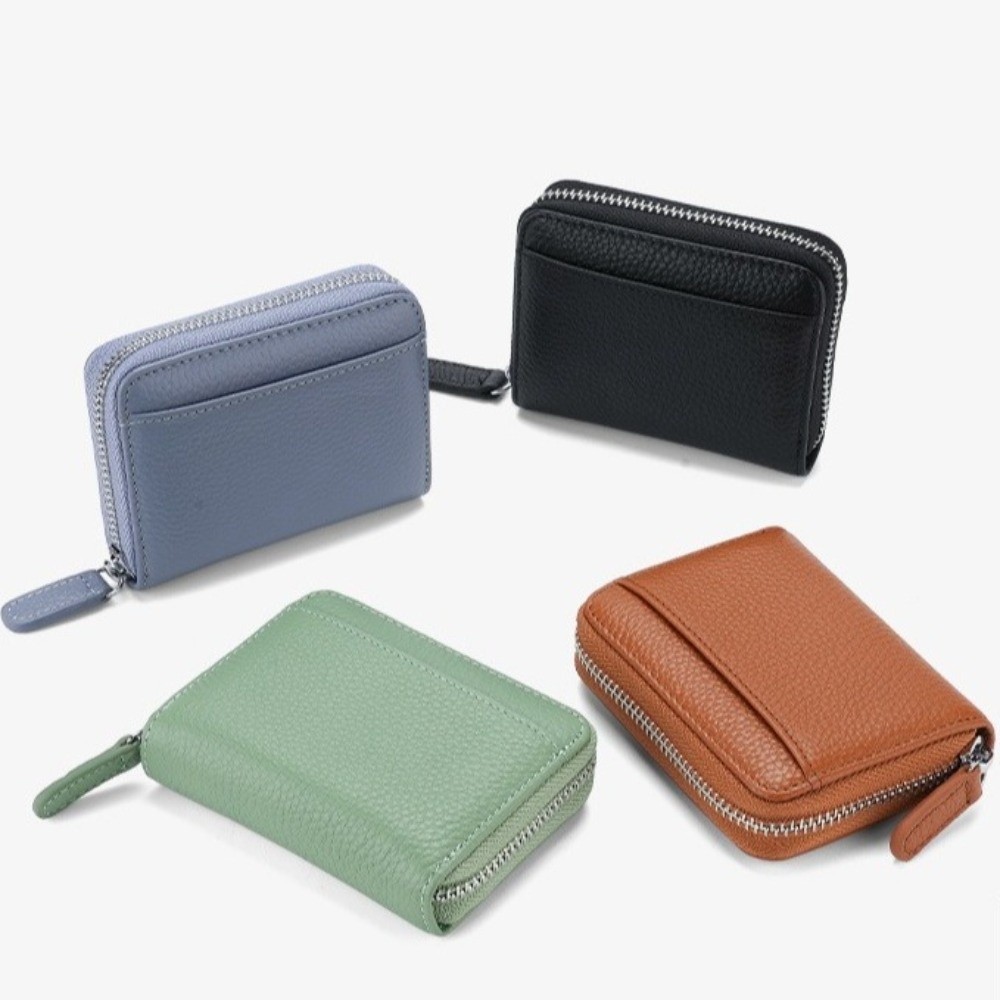 Card Top Loader - Porte-cartes en cuir de vache, couche