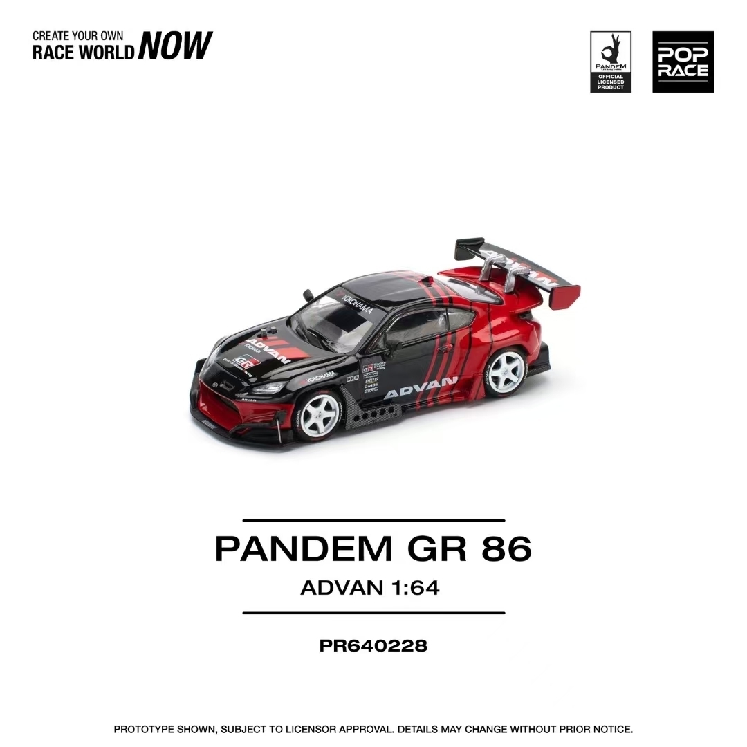 POP Race 1:64 Pandem GR86 ZN8  - Die Cast Car 1 64 avis et prix